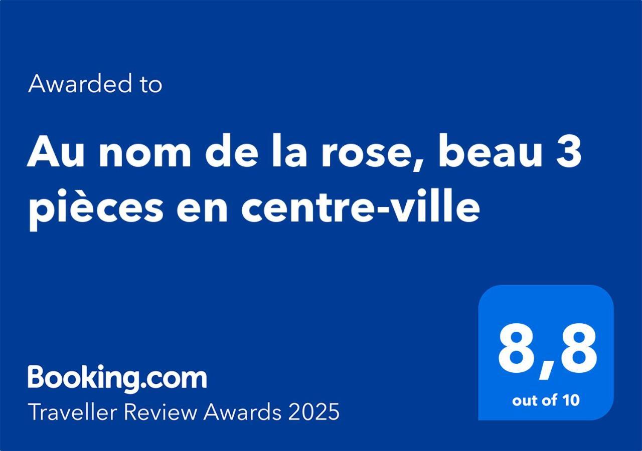 Au Nom De La Rose, Beau 3 Pieces En Centre-Ville Provins Exterior photo